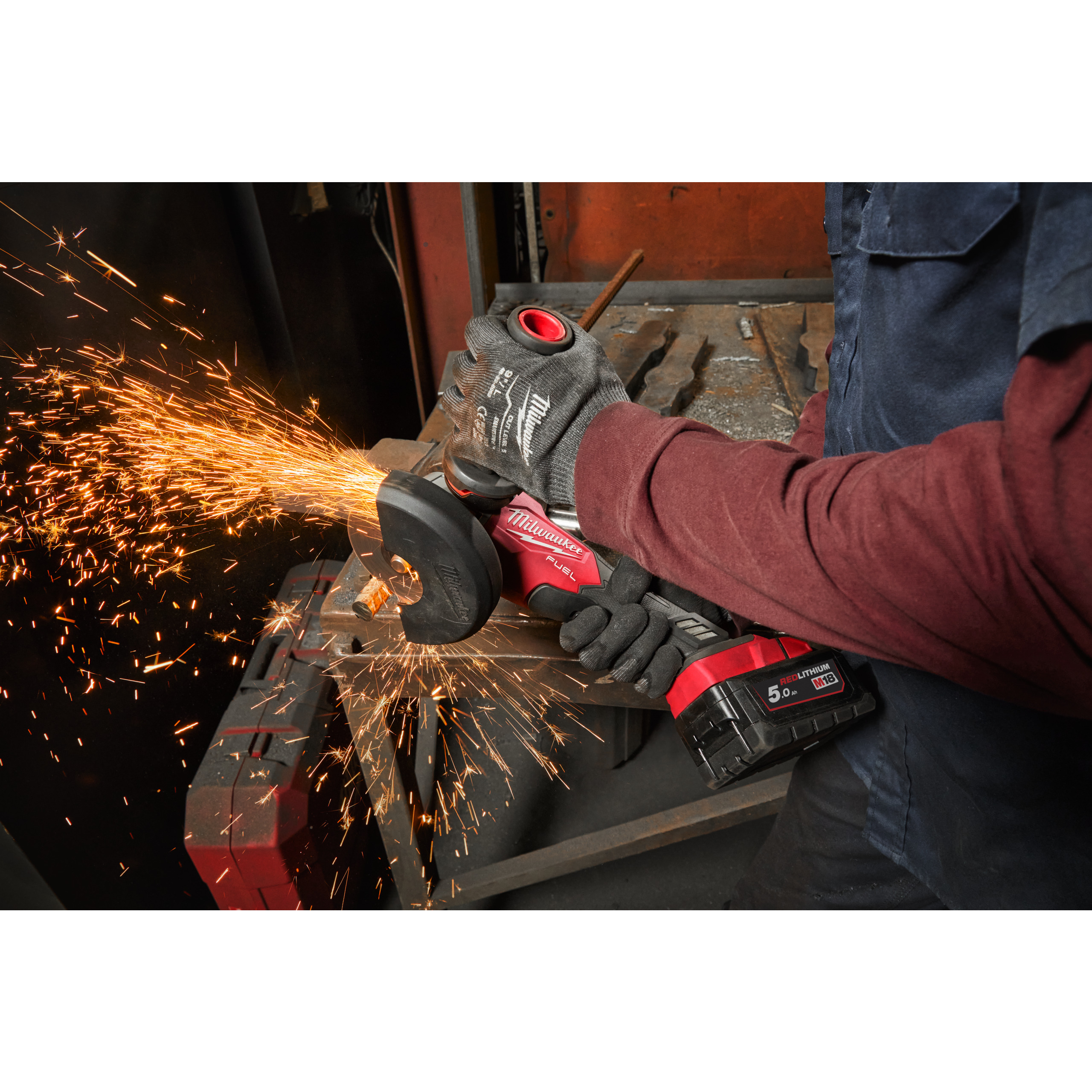 Milwaukee Akku-Winkelschleifer 18 V M18FSAG125x-0X solo
