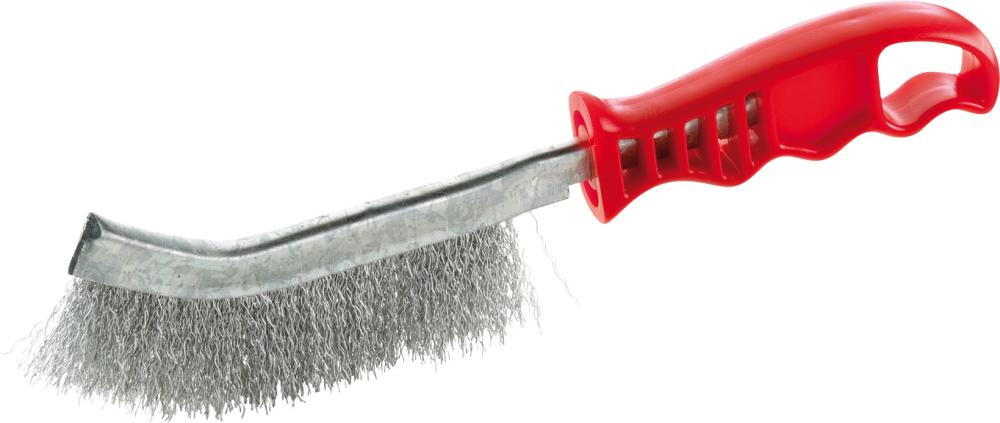 Forum Universal-Handstielbürste Stahl 260 mm gewellt