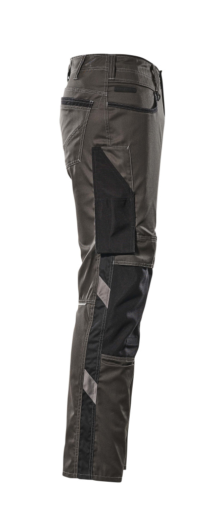MASCOT Lemberg UNIQUE Hose mit Knietaschen dunkelanthrazit/schwarz 49 lang