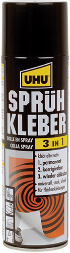 UHU SPRÜHKLEBER 3 in 1 200ml Dose