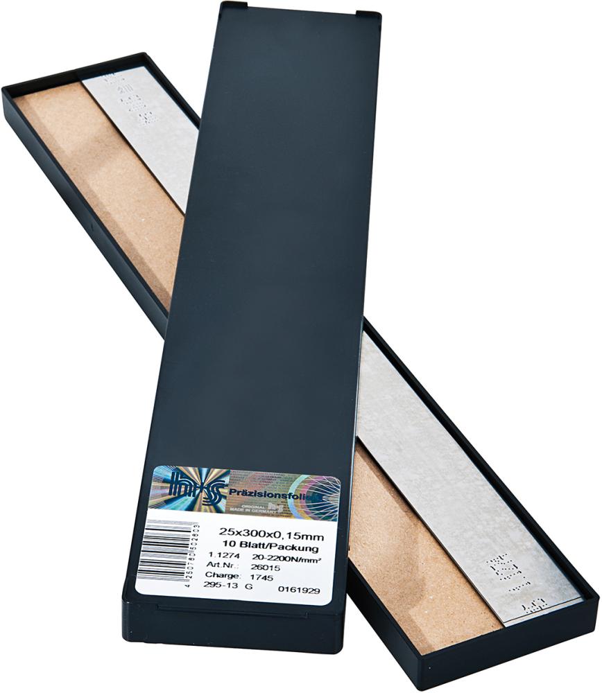 H+S Metallfolien-Sortiment 25mm P0 01-1 00mm