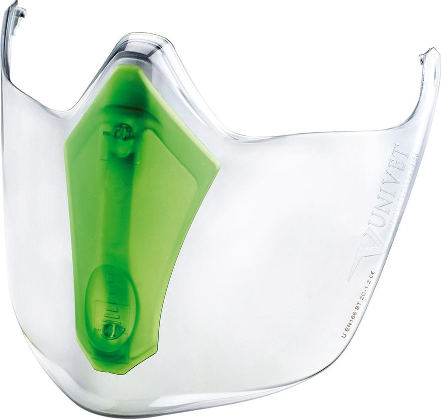 Univet Schutzvisier für Brille »6X3«, Belüftung einstellbar