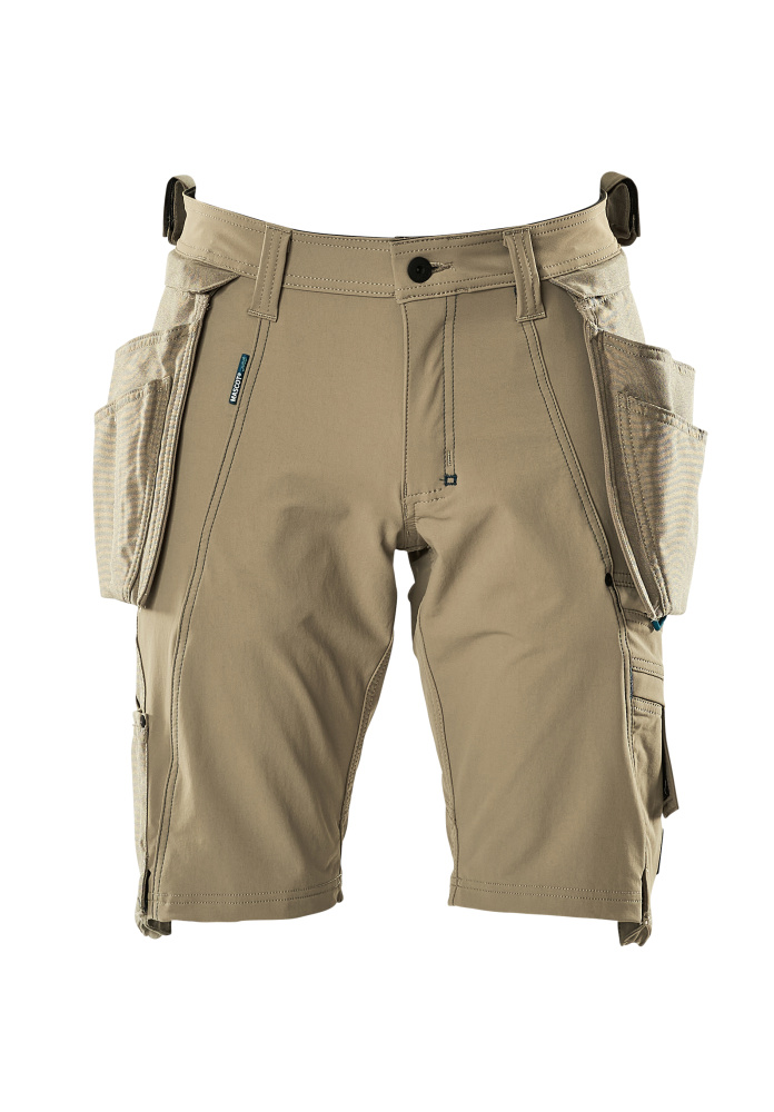 MASCOT ADVANCED Shorts mit Hängetaschen hellkhaki 43