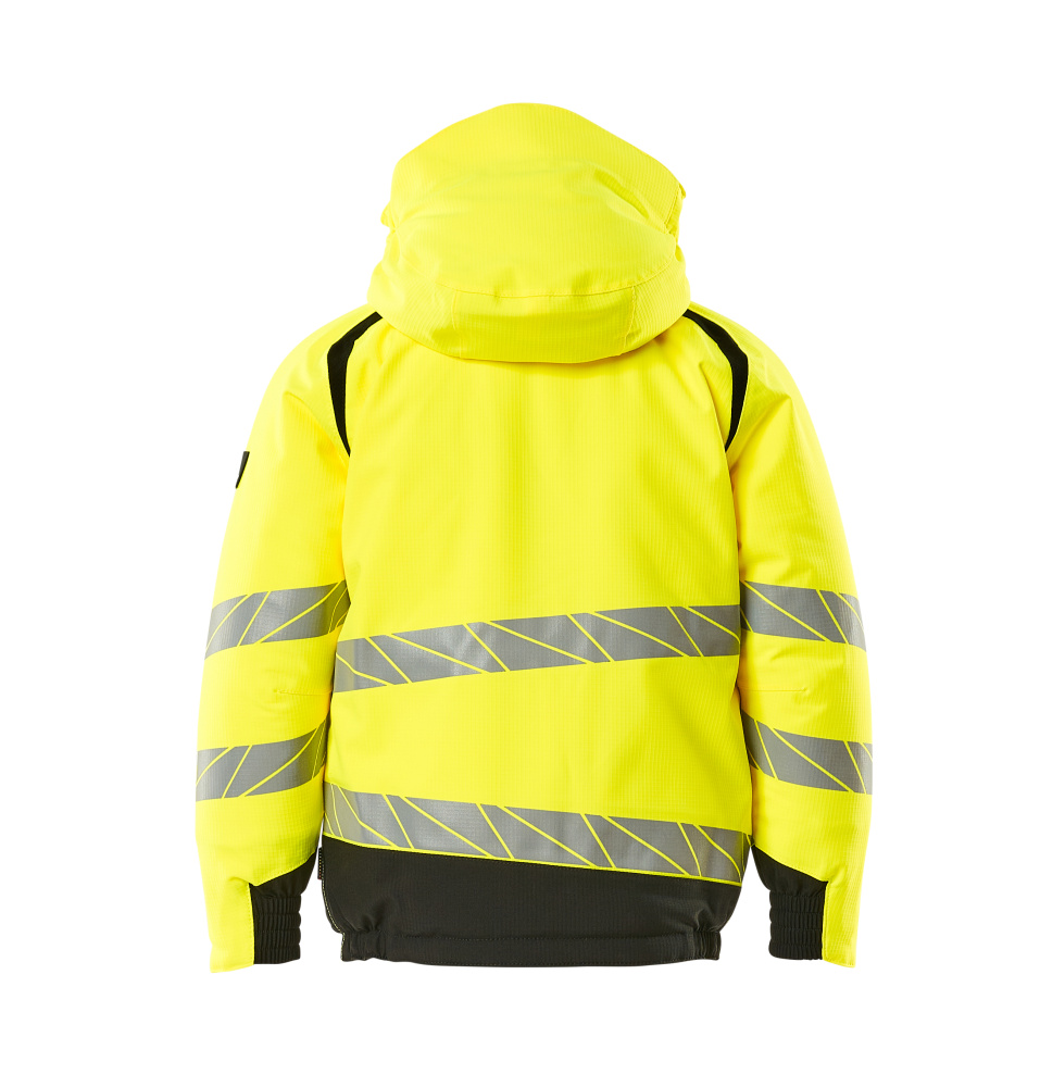 MASCOT ACCELERATE SAFE Winterjacke für Kinder hi-vis gelb/schwarz 164
