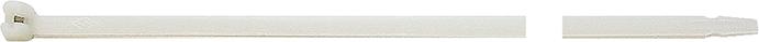 SapiSelco Kabelbinder Nylon natur 360x7,5mm 100 Stück mit Stahlnase