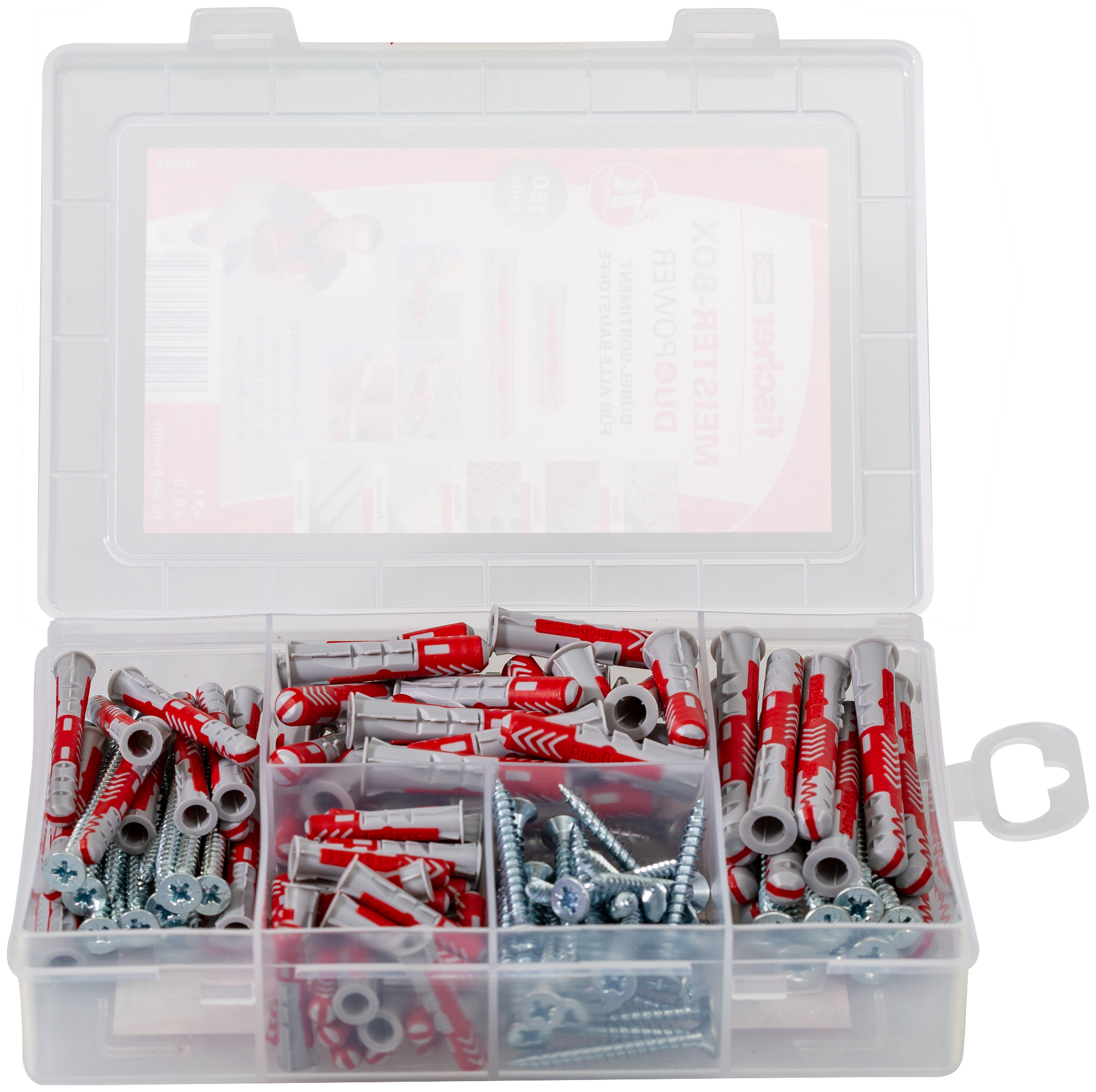 fischer Meister-Box DuoPower kurz/lang + Schraube (150 Teile)