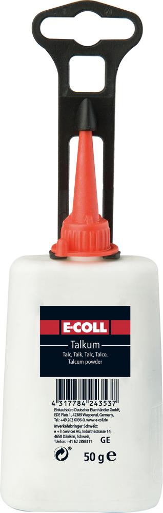 E-Coll Talkum 50g Flasche