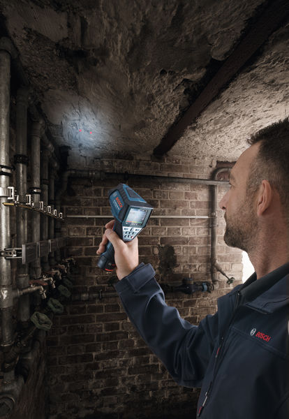 Bosch Thermodetektor GIS 1000 C, mit 2 x 1,5 Ah Li-Ion Akku, L-BOXX