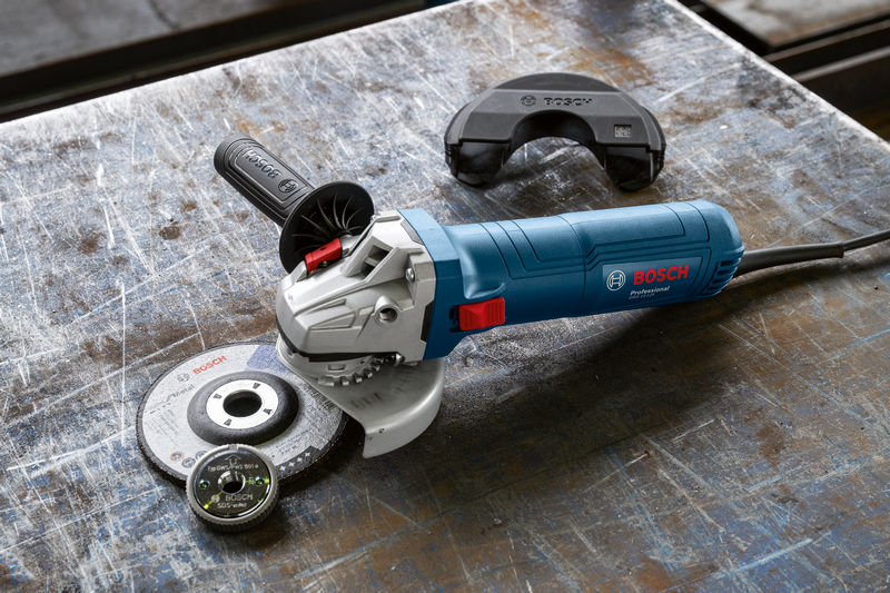 Bosch Winkelschleifer GWS 12-125, SDS-Überwurfmutter, im Karton