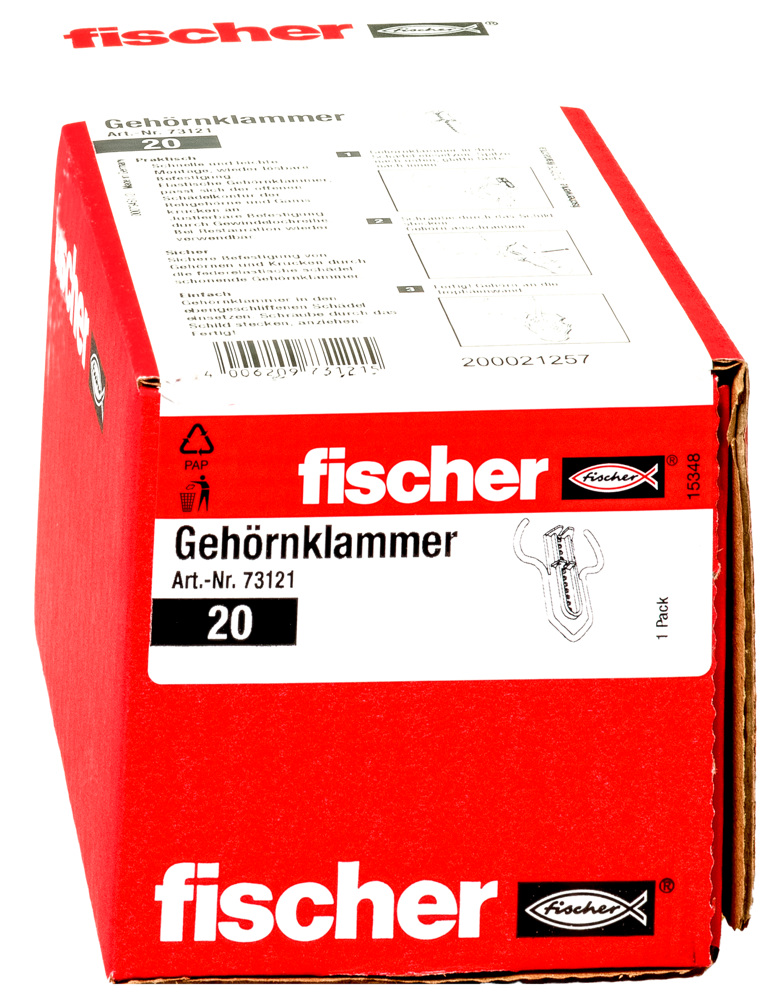 fischer Gehörnklammer