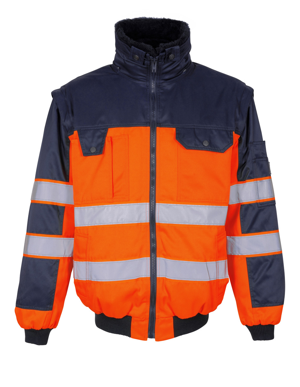 MASCOT Livigno SAFE IMAGE Pilotjacke hi-vis orange/marine XS
