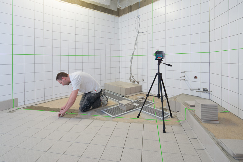 Bosch Linienlaser GLL 3-80 CG, mit 1 x 2.0 Ah Li-Ion Akku, Halterung BM 1, L-BOXX