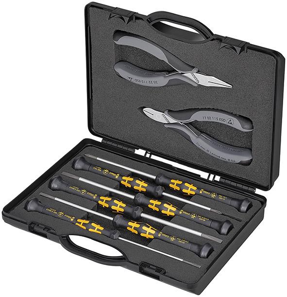Knipex Zangen-Set Elektronik ESD8-teilig