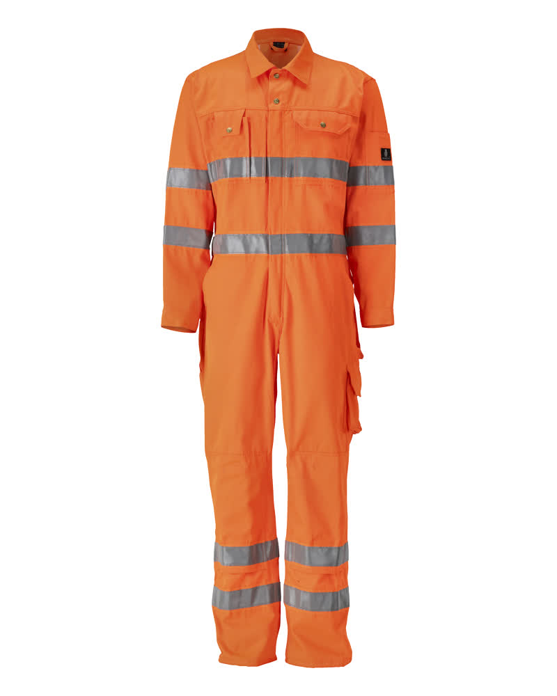MASCOT Utah SAFE CLASSIC Overall mit Knietaschen hi-vis orange 56 lang