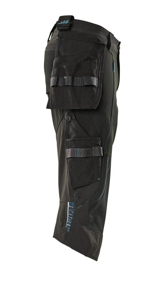 MASCOT ADVANCED Dreiviertel-Hose mit Hängetaschen schwarz 68