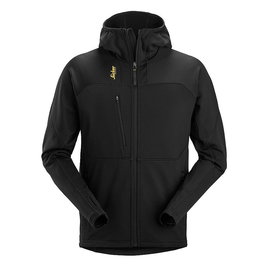 Snickers Thermo Body Mapping Hoodie schwarz Gr. XXL