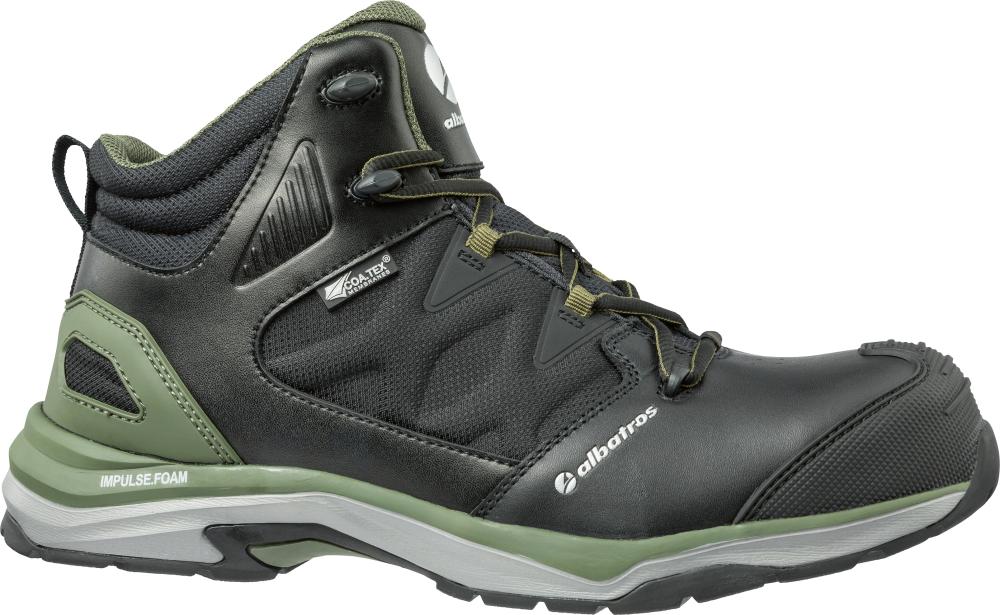 Albatros Sicherheitsschnürstiefel »Ultratrail Olive CTX Mid 636220«, S3 SRC HRO ESD