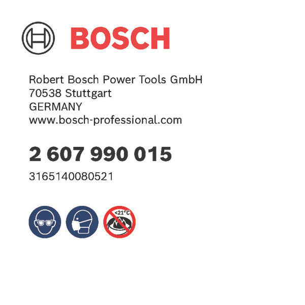Bosch PRO Multi Material Viskose und Dichte Materialien Rührkorb, 120 mm