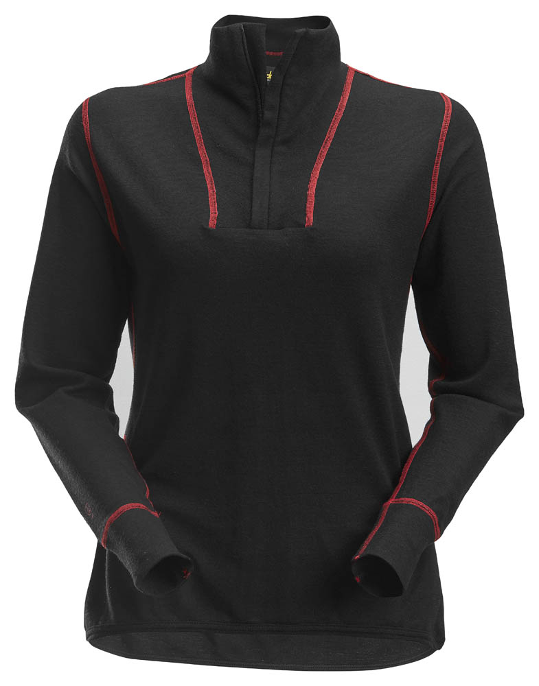 Snickers 9476 ProtecWork Woll-Shirt schwarz