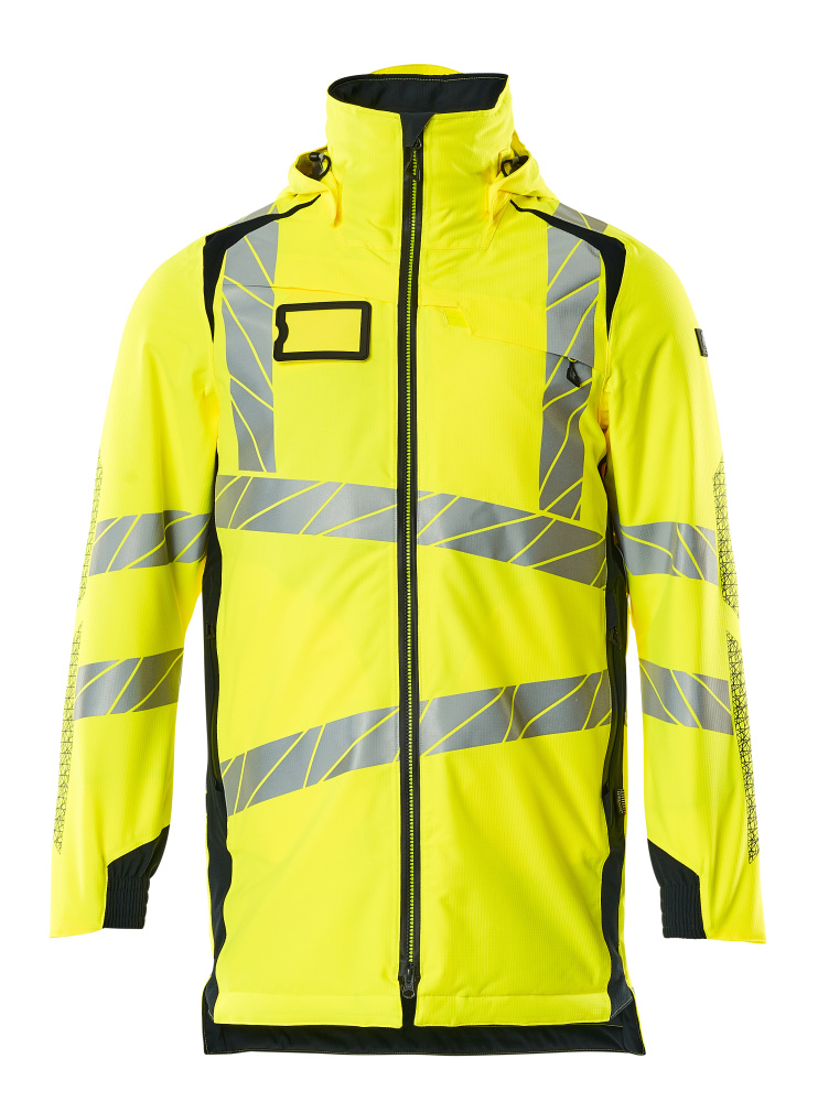 MASCOT ACCELERATE SAFE Parka hi-vis gelb/schwarzblau L