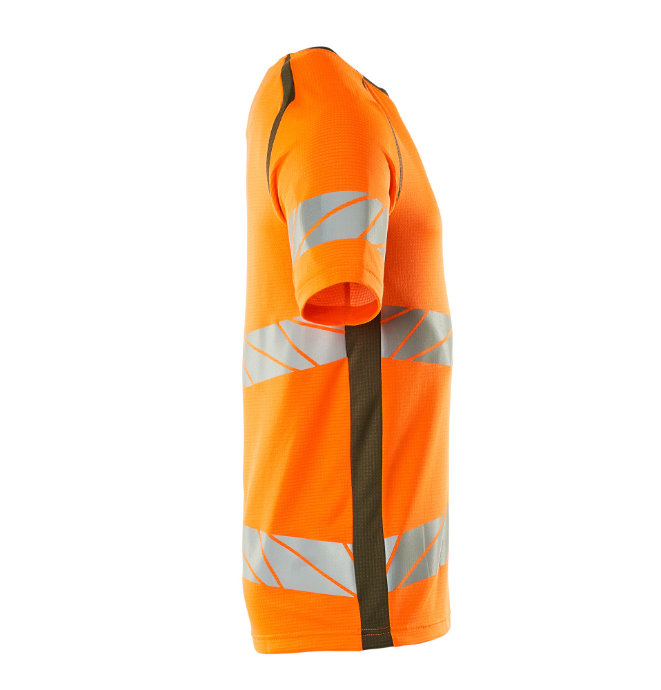 MASCOT ACCELERATE SAFE T-Shirt hi-vis orange/moosgrün S