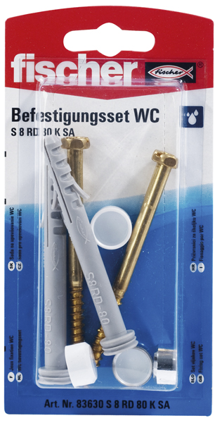 fischer WC - Befestigung S 8 RD 80