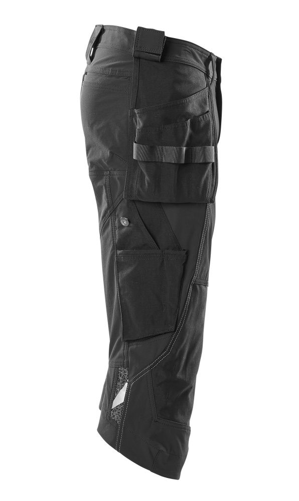 MASCOT ACCELERATE Dreiviertel-Hose mit Hängetaschen schwarz 47