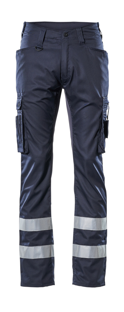 MASCOT Marseille FRONTLINE Hose mit Schenkeltaschen schwarzblau 60 lang