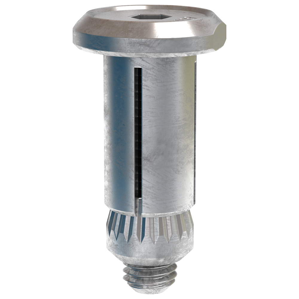 Lindapter Hollo-Bolt HBCSK Edelstahl A4 M8 Größe 1