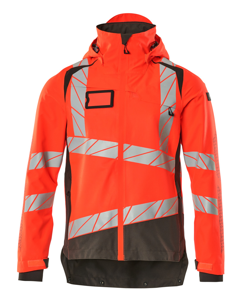 MASCOT ACCELERATE SAFE Hard Shell Jacke hi-vis rot/dunkelanthrazit XL