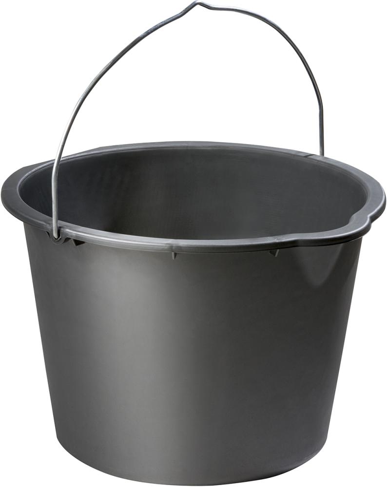 Baueimer mit Tülle 20l schwarz