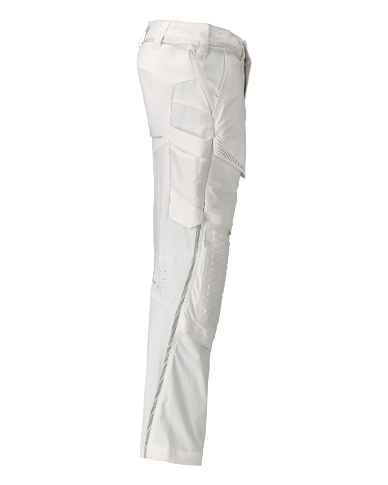 MASCOT CUSTOMIZED Hose mit Knietaschen, Maler weiß 48 kurz