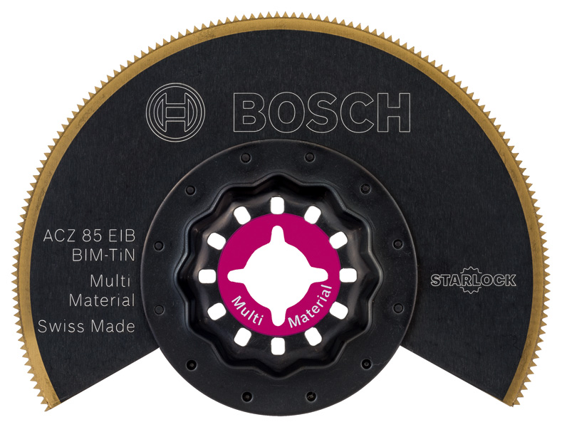 Bosch BIM-TiN Segmentsägeblatt ACZ 85 EIB, Multi Material, 85 mm, 10er-Pack