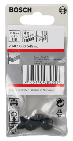 Bosch 4-tlg. Dübelzentrierstift-Set, 8 mm