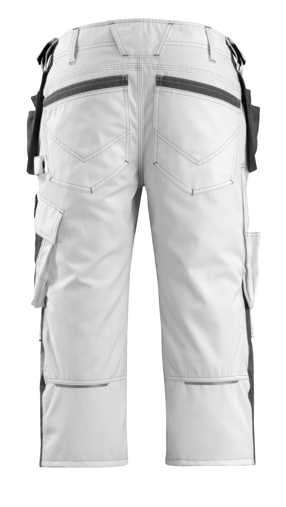MASCOT Lindau UNIQUE Dreiviertel-Hose mit Hängetaschen weiß/dunkelanthrazit 66