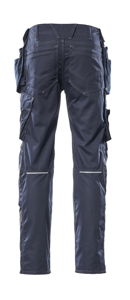 MASCOT Kassel UNIQUE Hose mit Hängetaschen schwarzblau 52 kurz