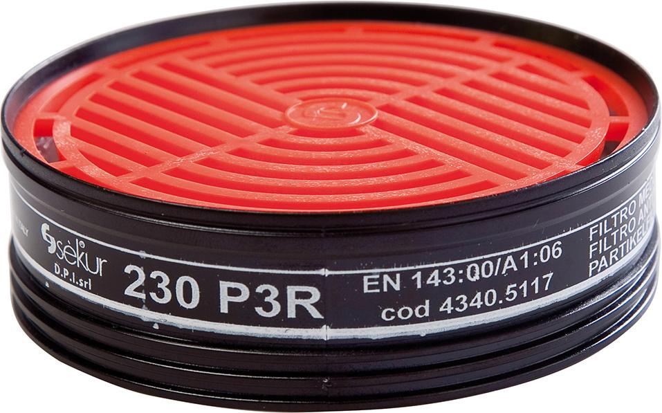 Ekastu Safety Filter 230, P3R D für Polimaske 230 (2 Stück)