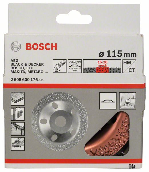 Bosch Hartmetalltopfscheibe 115,0mm mittel