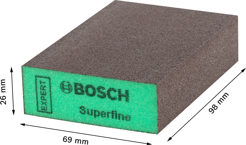 Bosch EXPERT S471 Standard Block, 69 x 97 x 26 mm, superfein