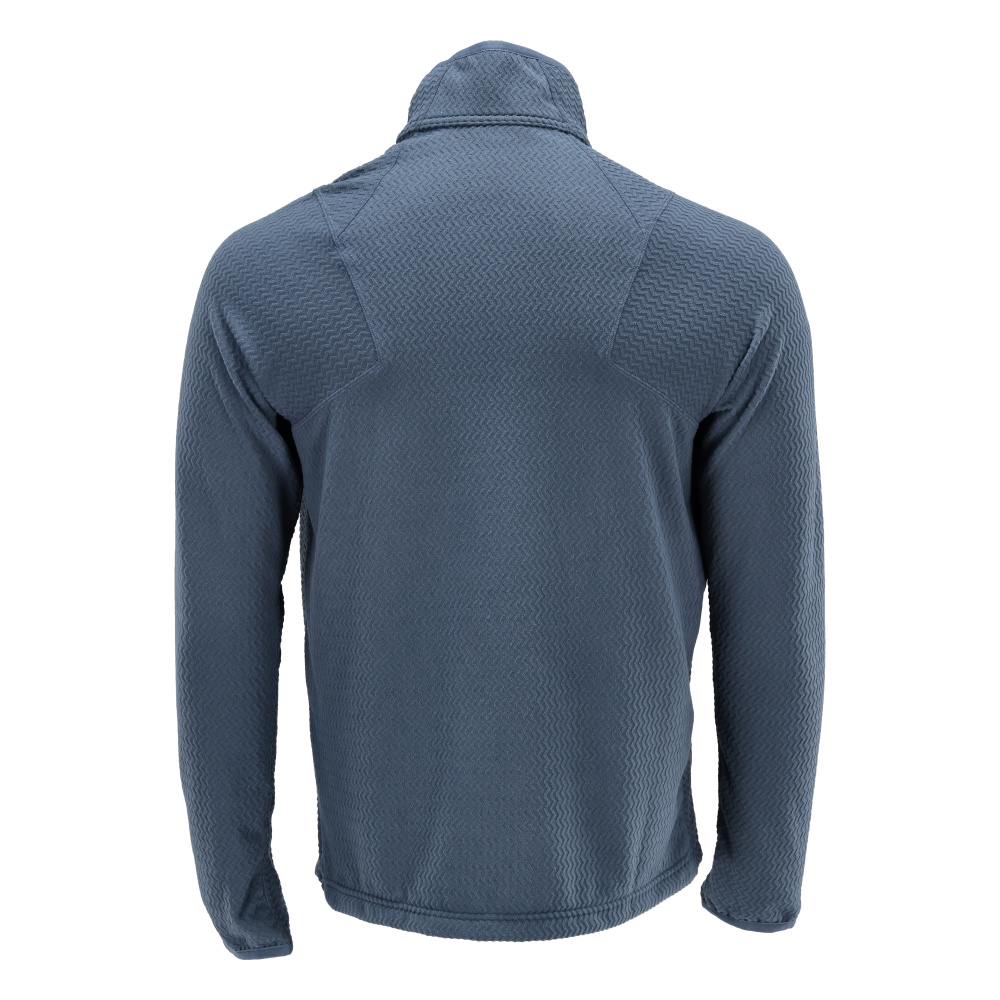 MASCOT CUSTOMIZED Microfleece Pullover mit kurzem Reißverschluss steinblau XXL