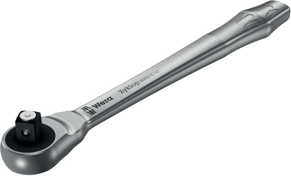 Wera Durchsteck-Knarre ZYKLOP metal push 1/2"