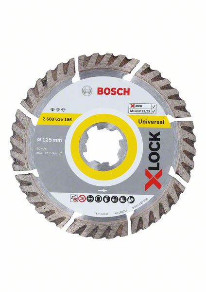 Bosch Diamanttrennscheibe X-LOCK Standard Universal 125mm