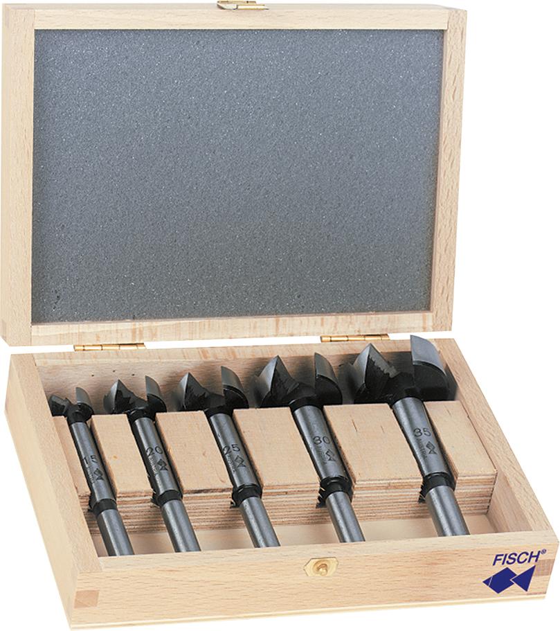 Fisch Forstnerbohrersatz Wave D7483G 5-teilig 15-35mm x 60/90mm