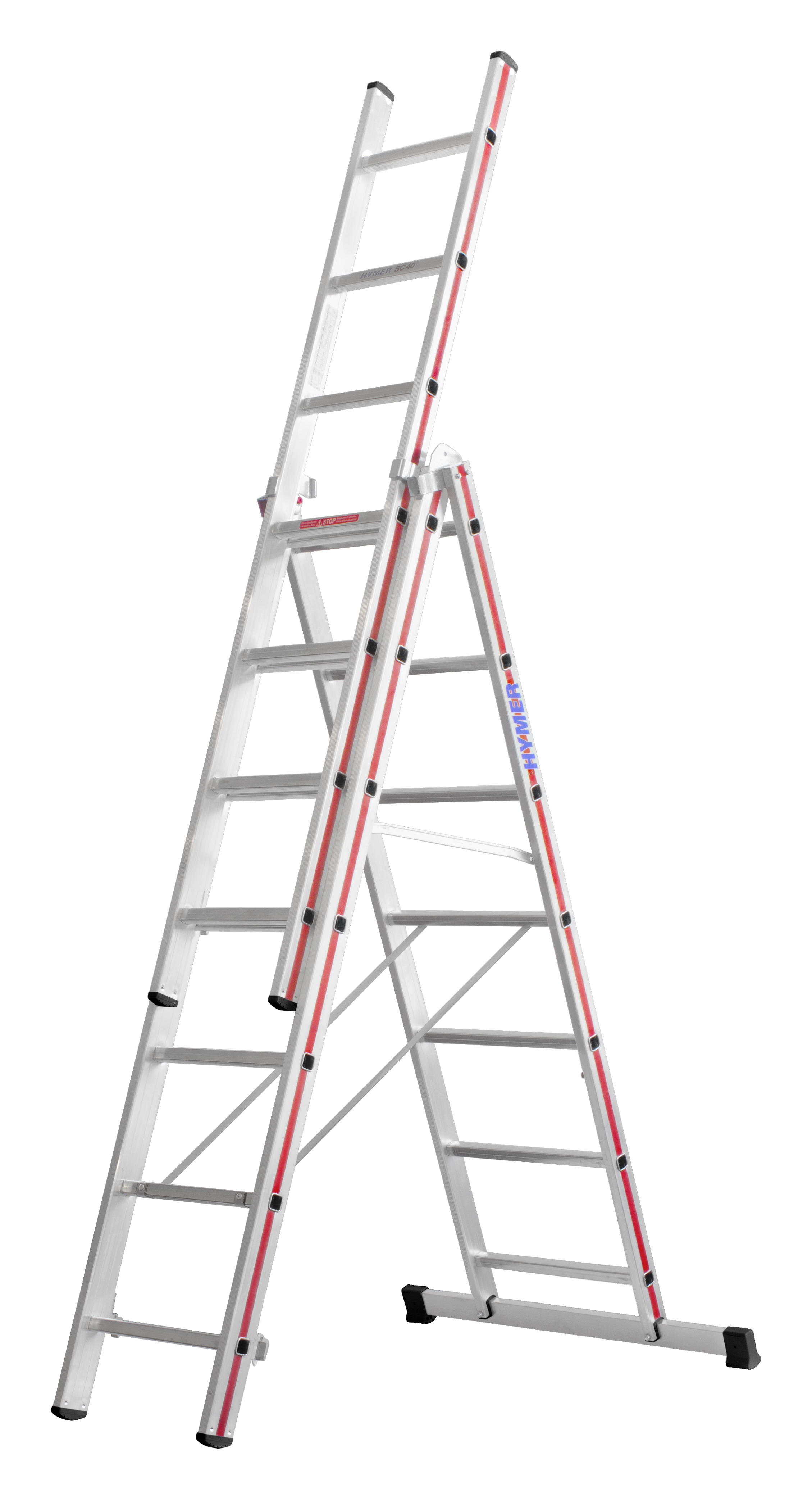 Hymer Allzweckleiter 3x7 Sprossen