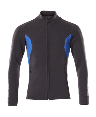 MASCOT ACCELERATE Sweatshirt mit Reißverschluss,modern Fit schwarzblau