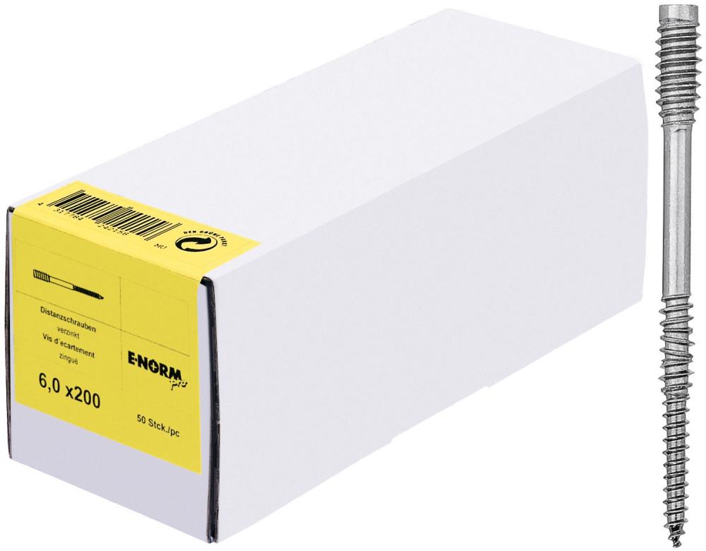 Distanzschraube galZn 6,0 x 120 E-Normpro