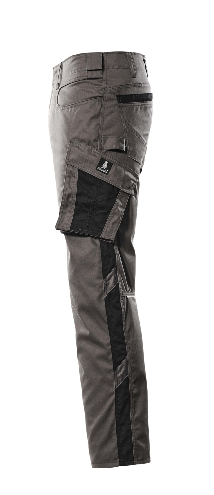 MASCOT Oldenburg UNIQUE Hose mit Schenkeltaschen anthrazit/schwarz 62 lang