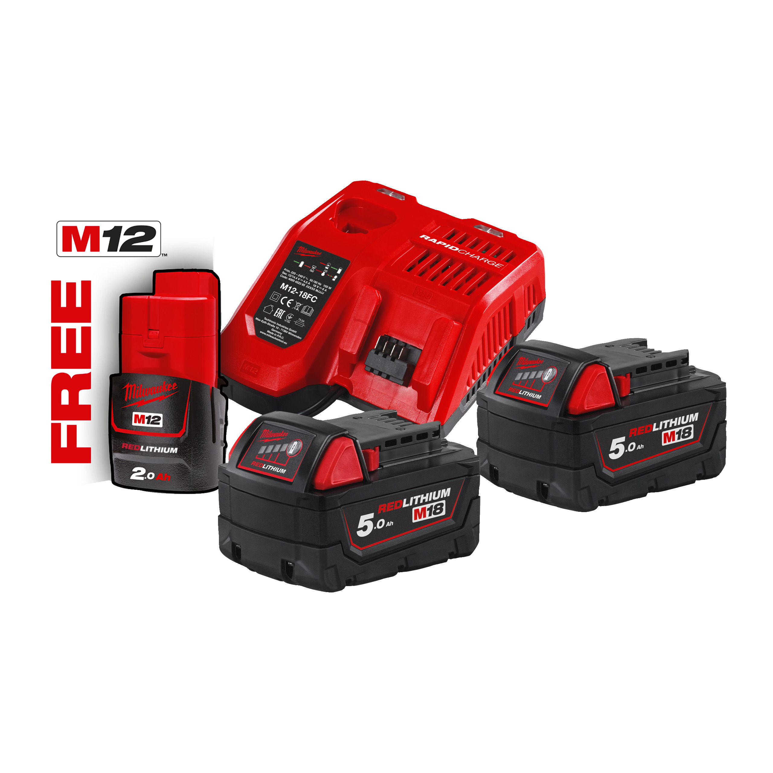 Milwaukee Starter-Set 18 V / 5,0 Ah M18 NRG-502