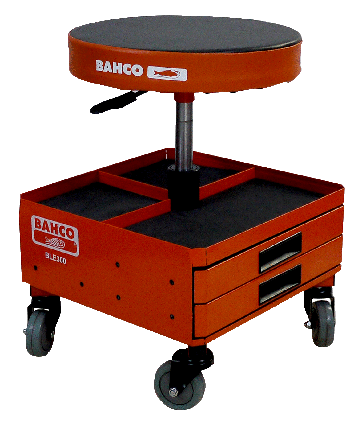 BAHCO Werkstattstuhl mit Schubladen BLE300 höhenverstellbar & drehbarer