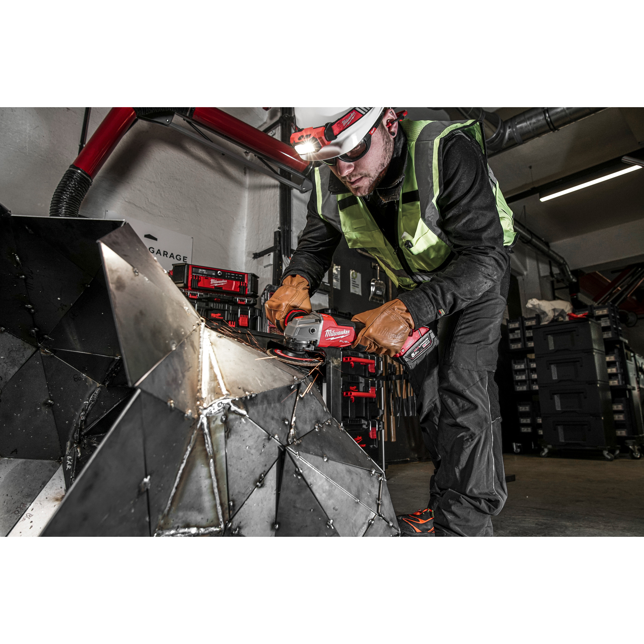 Milwaukee Akku-Winkelscheifer 18 V M18ONEFSAG125XPDB-0X solo